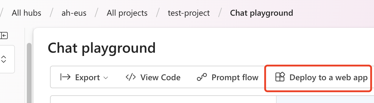 部署 Web App